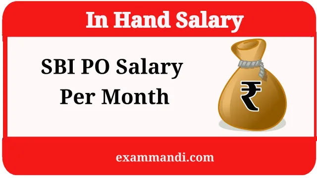 SBI PO Salary