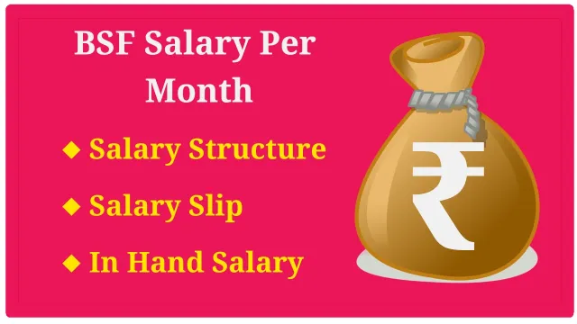 BSF Salary Per Month