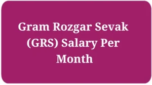 GRS Salary Per Month