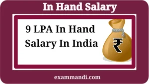9 LPA Salary In India