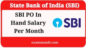 SBI PO Salary Per Month