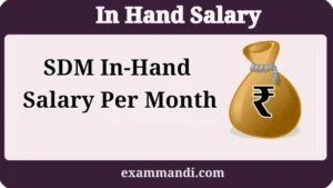SDM Salary